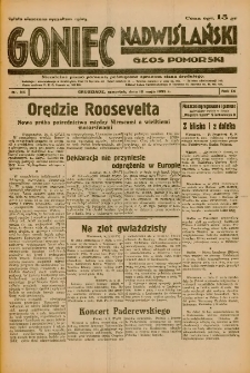 Goniec Nadwiślański: Głos Pomorski: Niezależne pismo poranne, poświęcone sprawom stanu średniego 1933.05.18 R.9 Nr114