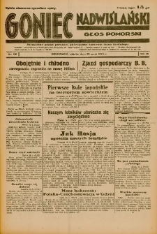 Goniec Nadwiślański: Głos Pomorski: Niezależne pismo poranne, poświęcone sprawom stanu średniego 1933.05.20 R.9 Nr116