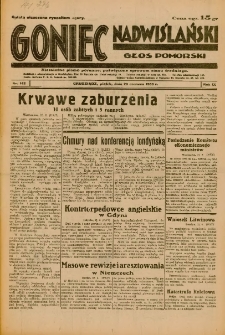 Goniec Nadwiślański: Głos Pomorski: Niezależne pismo poranne, poświęcone sprawom stanu średniego 1933.06.23 R.9 Nr142