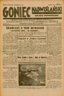 Goniec Nadwiślański: Głos Pomorski: Niezależne pismo poranne, poświęcone sprawom stanu średniego 1933.07.23 R.9 Nr167