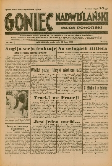 Goniec Nadwiślański: Głos Pomorski: Niezależne pismo poranne, poświęcone sprawom stanu średniego 1933.07.26 R.9 Nr169