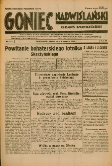 Goniec Nadwiślański: Głos Pomorski: Niezależne pismo poranne, poświęcone sprawom stanu średniego 1933.08.04 R.9 Nr177