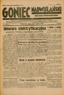 Goniec Nadwiślański: Głos Pomorski: Niezależne pismo poranne, poświęcone sprawom stanu średniego 1933.08.05 R.9 Nr178