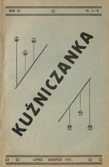 Kuźniczanka 1931 R.11 nr7-8