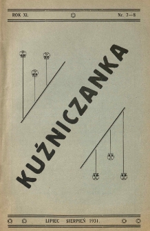 Kuźniczanka 1931 R.11 nr7-8