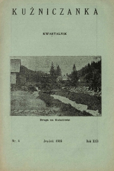 Kuźniczanka 1933 R.13 nr4