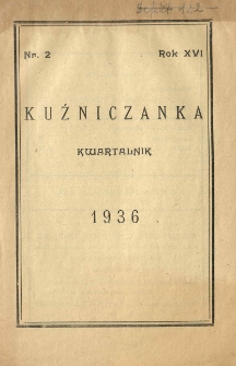 Kuźniczanka 1936 R.16 nr2