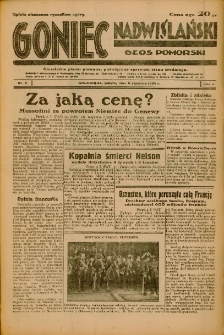 Goniec Nadwiślański: Głos Pomorski: Niezależne pismo poranne, poświęcone sprawom stanu średniego 1934.01.06 R.10 Nr4