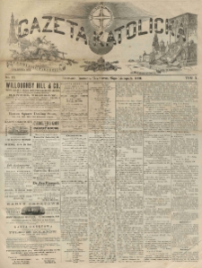 Gazeta Katolicka : czasopismo tygodniowe poświęcone interesom polskim w Ameryce. 1880.11.25 T.10 No.12