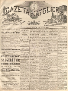 Gazeta Katolicka : czasopismo tygodniowe poświęcone interesom polskim w Ameryce. 1881.06.30 T.10 No.43