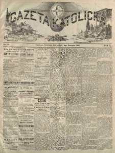 Gazeta Katolicka : czasopismo tygodniowe poświęcone interesom polskim w Ameryce. 1881.08.04 T.10 No.48
