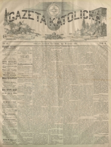 Gazeta Katolicka : czasopismo tygodniowe poświęcone interesom polskim w Ameryce. 1881.09.01 T.10 No.52