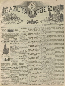Gazeta Katolicka : czasopismo tygodniowe poświęcone interesom polskim w Ameryce. 1881.10.13 T.11 No.6