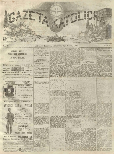 Gazeta Katolicka : czasopismo tygodniowe poświęcone interesom polskim w Ameryce. 1882.03.09 T.11 No.27