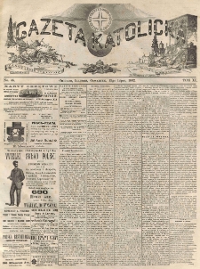 Gazeta Katolicka : czasopismo tygodniowe poświęcone interesom polskim w Ameryce. 1882.07.13 T.11 No.45