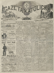 Gazeta Katolicka : czasopismo tygodniowe poświęcone interesom polskim w Ameryce. 1882.08.03 T.11 No.48