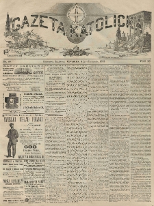 Gazeta Katolicka : czasopismo tygodniowe poświęcone interesom polskim w Ameryce. 1882.08.10 T.11 No.49