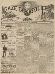 Gazeta Katolicka : czasopismo tygodniowe poświęcone interesom polskim w Ameryce. 1882.09.14 T.12 No.2