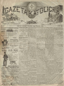 Gazeta Katolicka : czasopismo tygodniowe poświęcone interesom polskim w Ameryce. 1882.09.21 T.12 No.3