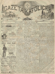 Gazeta Katolicka : czasopismo tygodniowe poświęcone interesom polskim w Ameryce. 1882.09.28 T.12 No.4