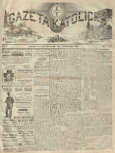 Gazeta Katolicka : czasopismo tygodniowe poświęcone interesom polskim w Ameryce. 1882.10.19 T.12 No.7