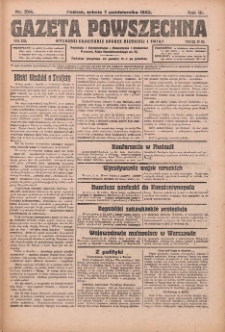 Gazeta Powszechna 1922.10.07 R.3 Nr226
