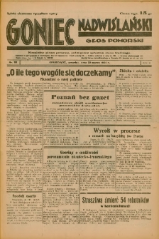 Goniec Nadwiślański: Głos Pomorski: Niezależne pismo poranne, poświęcone sprawom stanu średniego 1934.03.22 R.10 Nr66