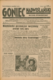 Goniec Nadwiślański: Głos Pomorski: Niezależne pismo poranne, poświęcone sprawom stanu średniego 1934.04.10 R.10 Nr81
