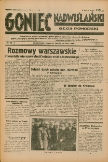 Goniec Nadwiślański: Głos Pomorski: Niezależne pismo poranne, poświęcone sprawom stanu średniego 1934.04.26 R.10 Nr95