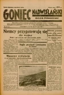 Goniec Nadwiślański: Głos Pomorski: Niezależne pismo poranne, poświęcone sprawom stanu średniego 1934.05.20 R.10 Nr114