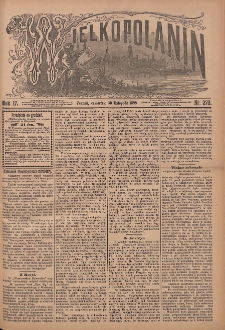Wielkopolanin 1899.11.30 R.17 Nr273