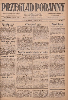 Przegląd Poranny: pismo niezależne i bezpartyjne 1927.01.09 R.7 Nr6