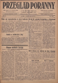 Przegląd Poranny: pismo niezależne i bezpartyjne 1927.01.15 R.7 Nr11