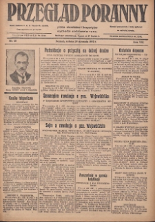 Przegląd Poranny: pismo niezależne i bezpartyjne 1927.01.29 R.7 Nr23