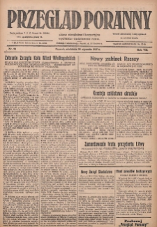 Przegląd Poranny: pismo niezależne i bezpartyjne 1927.01.30 R.7 Nr24