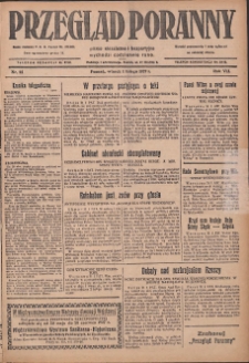 Przegląd Poranny: pismo niezależne i bezpartyjne 1927.02.01 R.7 Nr25