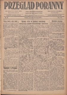 Przegląd Poranny: pismo niezależne i bezpartyjne 1927.02.10 R.7 Nr32