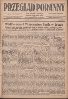 Przegląd Poranny: pismo niezależne i bezpartyjne 1927.02.12 R.7 Nr34