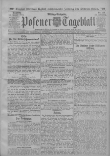Posener Tageblatt 1914.01.13 Jg.53 Nr20