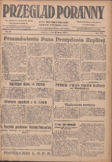 Przegląd Poranny: pismo niezależne i bezpartyjne 1927.02.18 R.7 Nr39