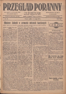 Przegląd Poranny: pismo niezależne i bezpartyjne 1927.02.19 R.7 Nr40
