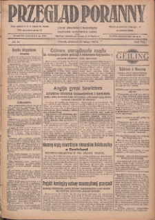 Przegląd Poranny: pismo niezależne i bezpartyjne 1927.02.24 R.7 Nr44