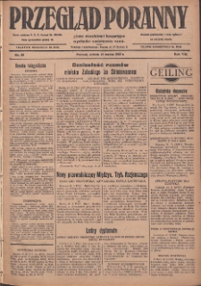 Przegląd Poranny: pismo niezależne i bezpartyjne 1927.03.12 R.7 Nr58