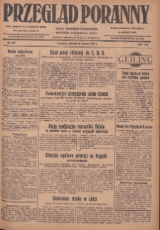Przegląd Poranny: pismo niezależne i bezpartyjne 1927.03.15 R.7 Nr60