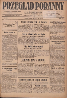Przegląd Poranny: pismo niezależne i bezpartyjne 1927.04.30 R.7 Nr98