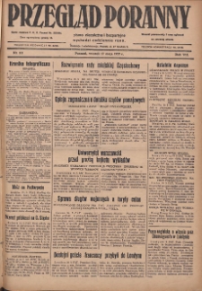 Przegląd Poranny: pismo niezależne i bezpartyjne 1927.05.17 R.7 Nr111