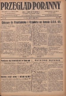 Przegląd Poranny: pismo niezależne i bezpartyjne 1927.05.18 R.7 Nr112