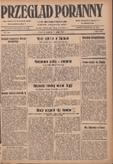 Przegląd Poranny: pismo niezależne i bezpartyjne 1927.05.31 R.7 Nr122