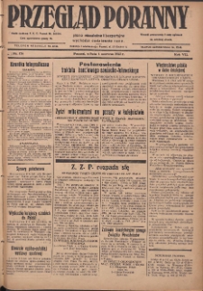 Przegląd Poranny: pismo niezależne i bezpartyjne 1927.06.04 R.7 Nr126