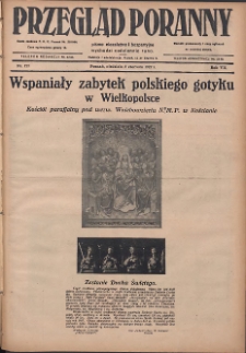 Przegląd Poranny: pismo niezależne i bezpartyjne 1927.06.05 R.7 Nr127